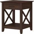 Bush Home End Table with Drawer, Nightstand with Storage, Living Room and by BushHome