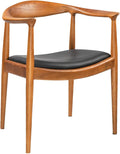 Kennedy Armchair, Mid Century Modern Dining Chair, PU Upholstered Kennedy Chair by BuyFurnitureInForsho