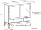 SIMPLIHOME Harper Medium Storage Cabinet - Image 3