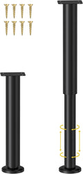 Wlrrcwdttc 2 Pcs Adjustable Height Bed Support Legs by Wlrrcwdttc