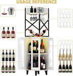 COCO DESIGN Corner Wine Cabinet - Image 5