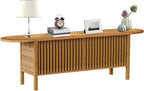 Bamboo TV Stand for TVs up to 65", Accent Entertainment Center - Image 9