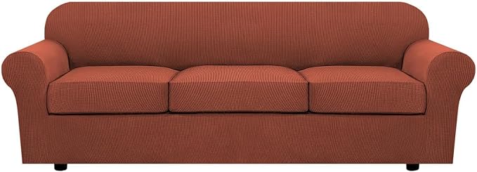 H.VERSAILTEX 4 Piece Stretch Sofa Covers by HVERSAILTEX