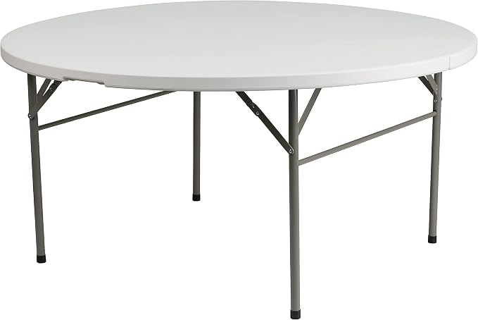 Flash Furniture Scarborough 5' Round Plastic Folding Table by FlashFurniture