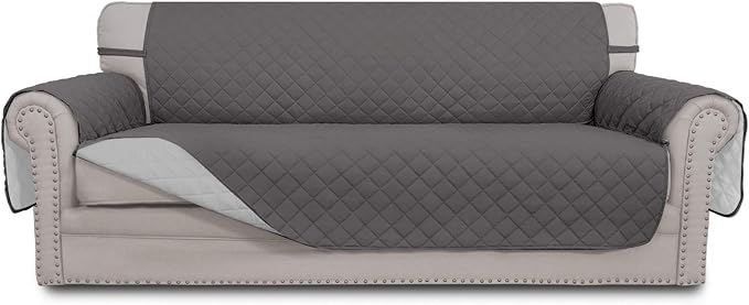 Easy-Going Reversible Couch Cover, 4 Seater Sofa, Washable Slipcover by Easy-Going