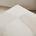 Fancy Homi 2 Packs Cream Lumbar Decorative Throw Pillow Covers 12x20 Inch - Image 3