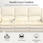 Yolsali Recliner Sofa, 3 Seater Manual Reclining Sofa - Image 5