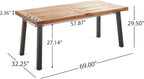 Eco Friendly Dining Table Made from Sustainable Bamboo and Non Toxic Finishes - Image 2