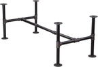 16'' x 43'' Industrial Pipe Table Leg Set by NIUBIDINDUSTRIALFURNITUR