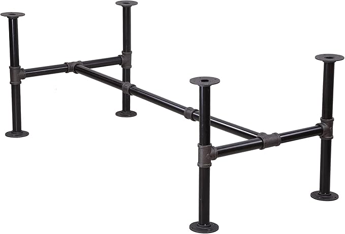 16'' x 43'' Industrial Pipe Table Leg Set by NIUBIDINDUSTRIALFURNITUR