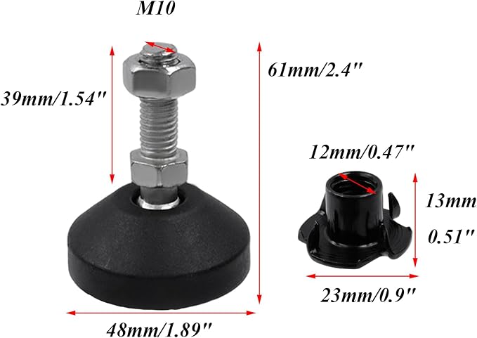Antrader M10 Thread Leveling Feet - Image 2