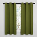 NICETOWN Kitchen Curtain Panels Blackout Draperies, Thermal Insulated Solid by NICETOWN
