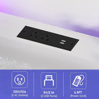chartustriable LED TV Stands W/Power Outlet - Image 5