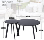 Patio Outdoor Coffee Table Set of 2 - Image 2