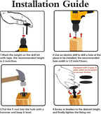 4 Set M10 Swivel Adjustable Leveling Feet, Heavy Duty Height Adjuster Furniture - Image 5