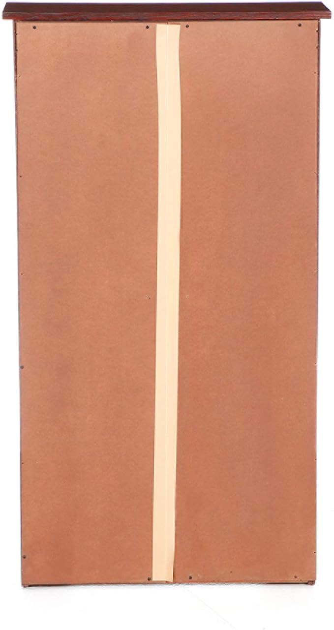SEI Furniture - Window Pane Media Cabinet - Cherry - Transitional Design - Image 13