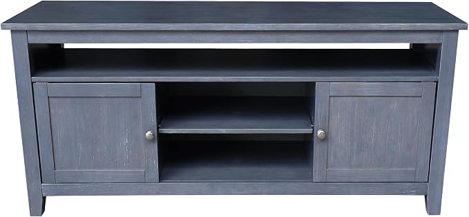 IC INTERNATIONAL CONCEPTS Solid Wood Entertainment/TV Stand - Image 2