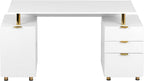 Elegant 57" W Executive Desk - Image 5