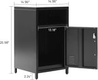 ALBAD Compact Metal Nightstand - Image 3