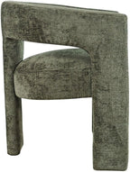Jofran Gwen Jacquard Upholstered Accent Chair, Modern Luxury Plush Sculptural - Image 6