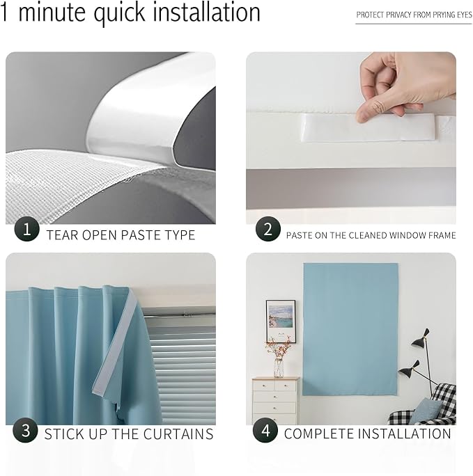 Instant Blackout Window Curtain - Image 3
