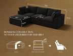 ohllob 110" Cloud Sectional Couches - Image 2