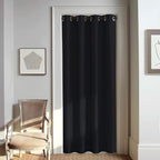 NICETOWN Black Blackout Curtain 80 inch Length by NICETOWN