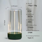 AUGE LIGHT Mini Minimalist Table Lamp Cordless Lamp Rechargeable Table Lamp - Image 5