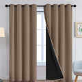Yakamok Khaki Blackout Curtains 96 Inches Long by Yakamok