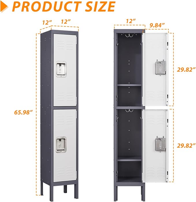 Metal Storage Locker, Lockable Employees Metal Locker - Image 3