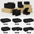 Belffin Modular Sectional Sofa U Shaped Couch - Image 6