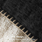 MIULEE Decorative Couch Throw Pillow Covers 20x20 Inch Black 2 Pack | Halloween - Image 2