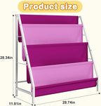 Aokitsink Kids Bookshelf for Kids Rooms, 4-Tier Montessori Bookshelf, Nursery - Image 2