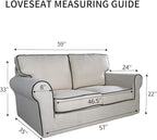 PureFit Reversible Quilted Couch Covers - Image 6