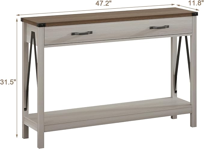 ChooChoo 47'' Farmhouse Console Table - Image 2