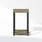 Furinno Turn-N-Tube Night Stand, 2-Tier Open Shelf Design Nightstand, Toolless - Image 5