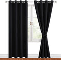 Blackout Curtains for Bedroom, 52 x 84 Inches Long, 2 Panels, Window Curtains by Hiasan