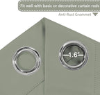 H.VERSAILTEX Blackout Patio Curtains 100 x 96 Inches - Image 3