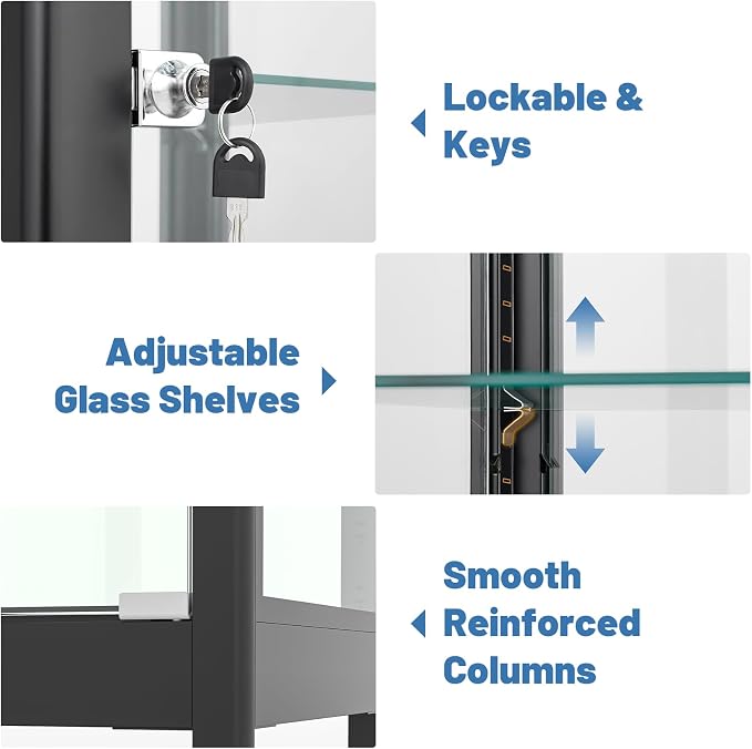 5-Tier Glass Display Cabinet - Image 5