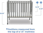 Delta Children Folding Portable Mini Baby Crib - Image 9