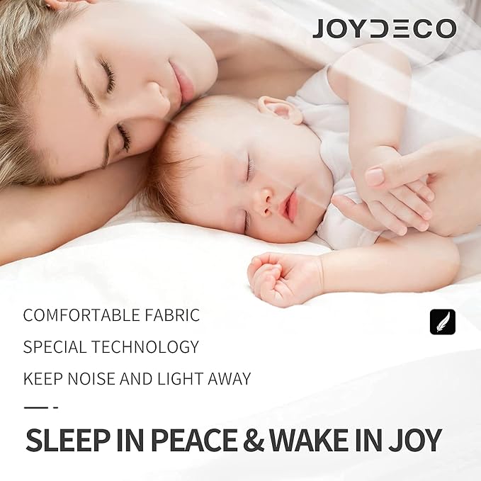 Joydeco Blackout Curtains 108 Inches Long 1 Panel, Thermal Insulated Long - Image 5