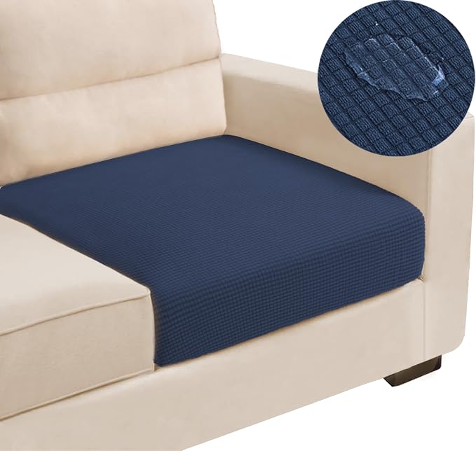 Water Repellent Couch Cushion Cover Stretch, Seat Cushion Cover, Armchair Cover by TOPYUMH