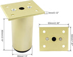 Set of 4 Aluminum Alloy Furniture Legs 3 Inch Height, 1.5 Inch Diameter - Image 2