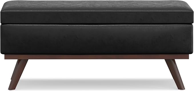 SIMPLIHOME Owen Lift Top Coffee Table Storage Ottoman - Image 6
