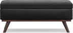 SIMPLIHOME Owen Lift Top Coffee Table Storage Ottoman - Image 6