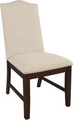 HomePop Scalloped Back Dining Chair - Image 6
