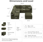 mopio Oversized Modular Sectional Sofa - Image 2