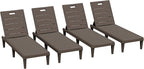 Greesum Outdoor Chaise Lounge Chairs Set of 4 by BuynowfromGreesum