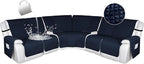 HDCAXKJ 100% Waterproof Reclining Sectional Couch Covers L Shape Recliner Sofa by HDCAXKJ
