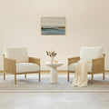 CHITA Accent Chairs Set of 2, Braid Modern Armchair by CHITALIVING